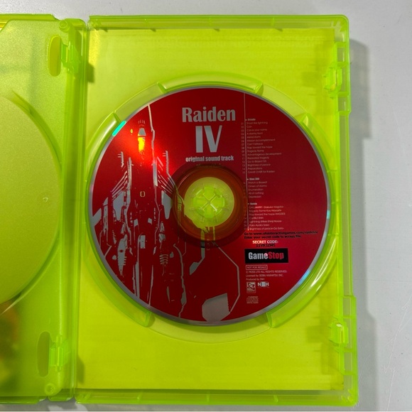 Raiden IV 4 Collectors Edition Microsoft Xbox 360 Complete CIB W/ Soundtrack - Picture 8 of 13